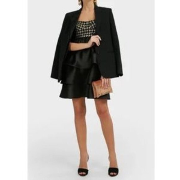 NWT Silvia Tcherassi Diella Ruffle Bustier Dress S - Picture 2 of 10